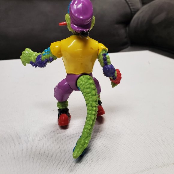 Action Figure - Mondo Gecko - Teeage Mutant Ninja Turtles - 1990 Vintage 4 1/2" - Picture 3 of 5